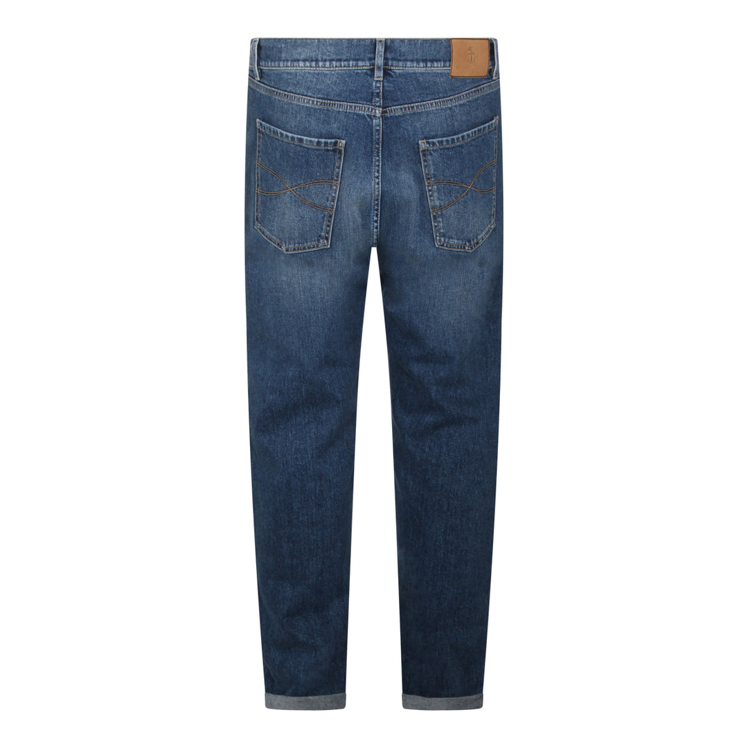 Brunello Cucinelli Jeans - MED BLUE | 56a4e7cb5f5db9a0376d0c177db2374f61872ef0
