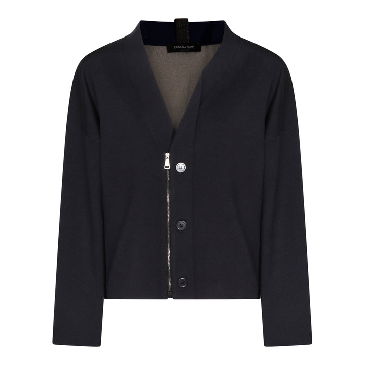 Fabiana Filippi Sweaters - Blue and green | 41b58ebc4f080e0ac4be1f3a71a8c31badc070ca