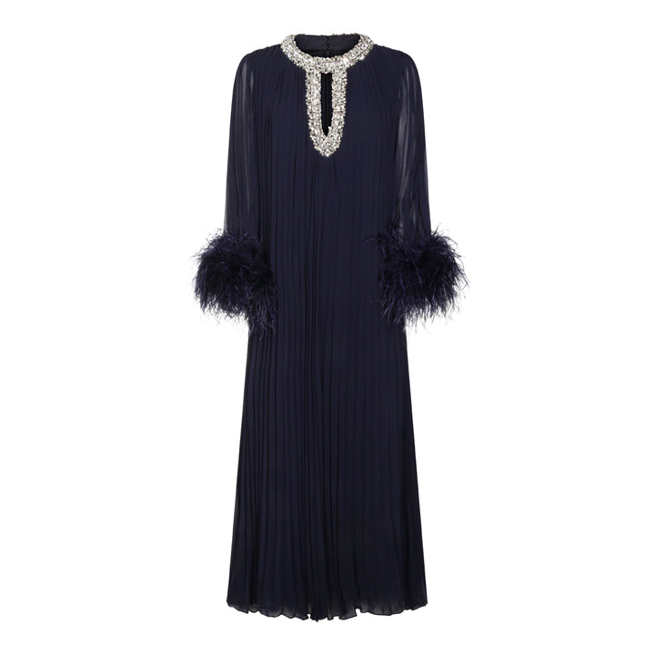 Self-Portrait Dresses - Blue and green | aa51bad868f0e73b025e8de1e7e77fd253e4cae0