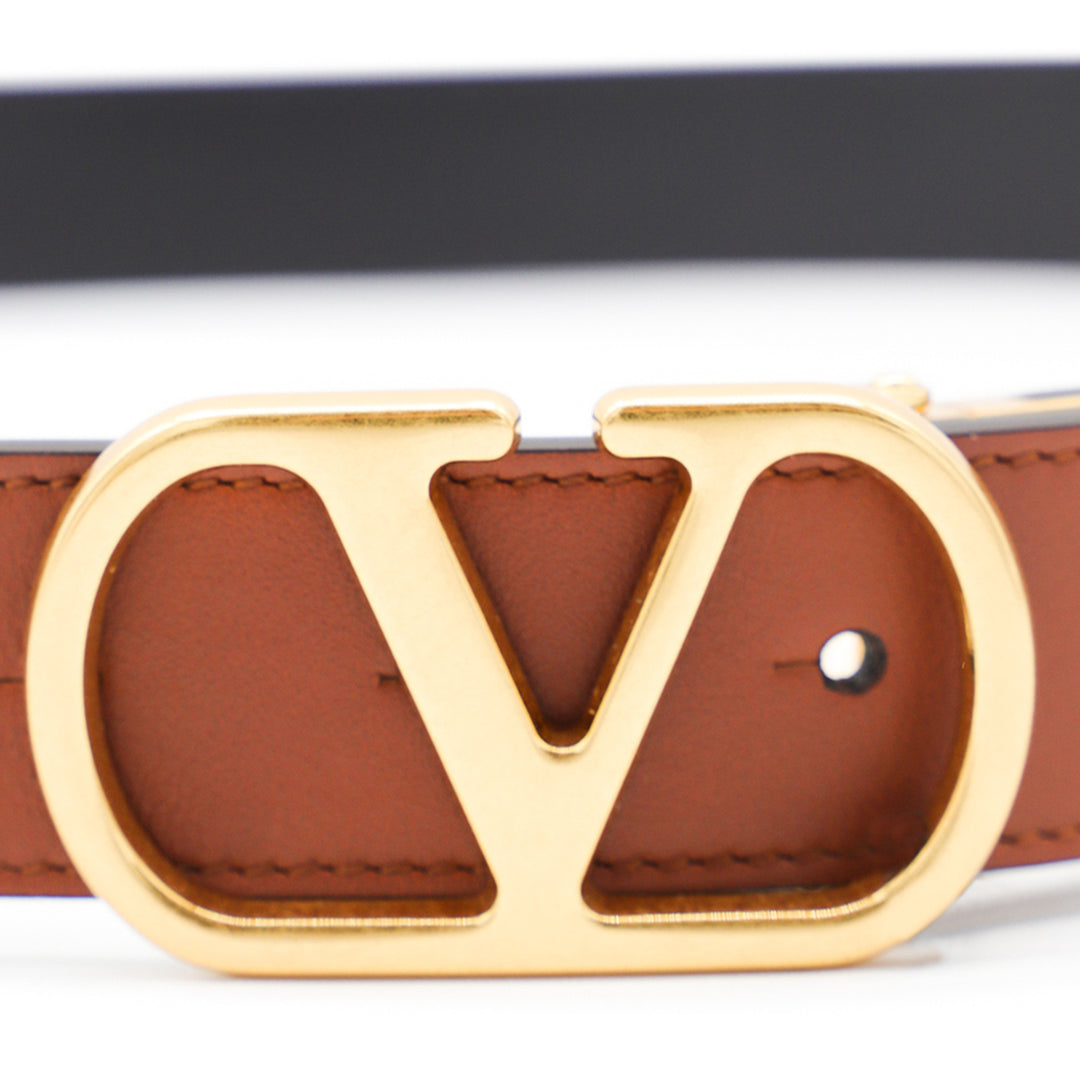 Valentino Garavani Belts - BLACK-COGNAC-GOLD | 506a985a7f79da137b395925115105b4fd15791c