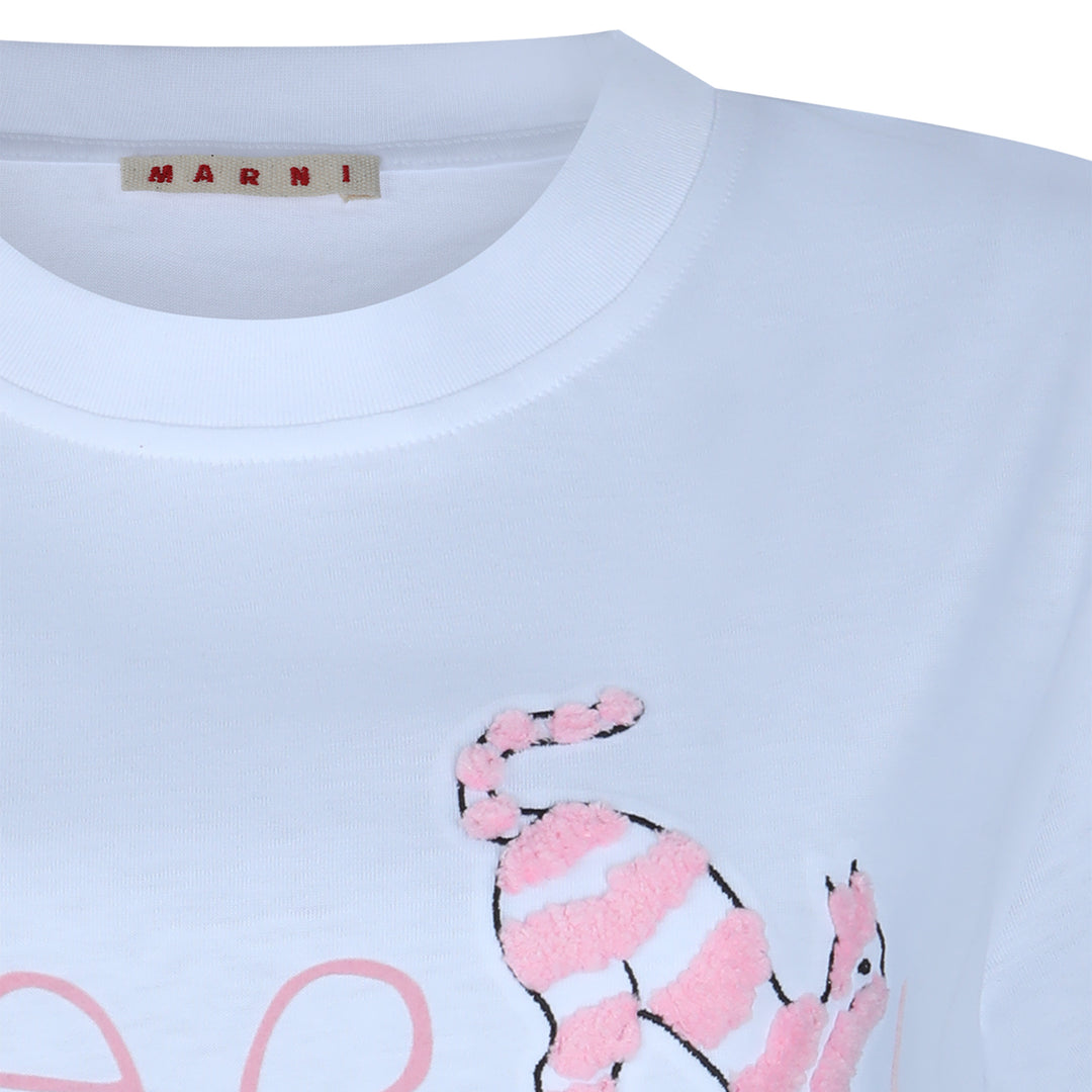 Marni T-shirts and Polos - Lily white | e9276c103a684d858b6ee6a9b8441040e78af620