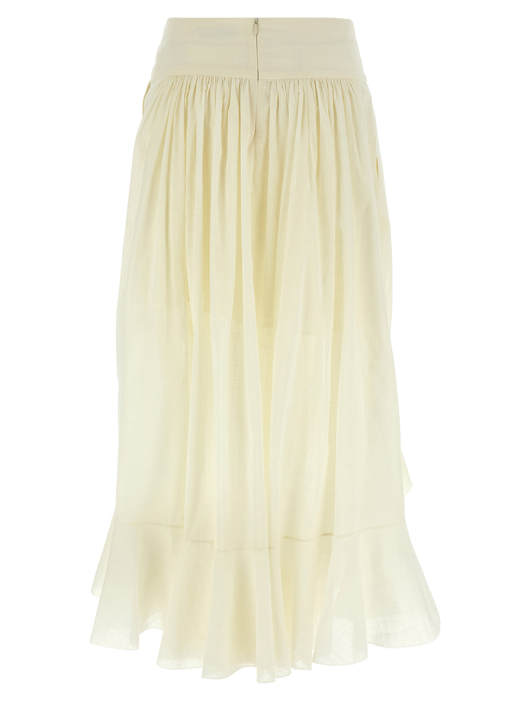 Zimmermann Acacia Ruffle Skirts - White | 6545b89d4b4c1b4e5bd8b28cefd0741354178280