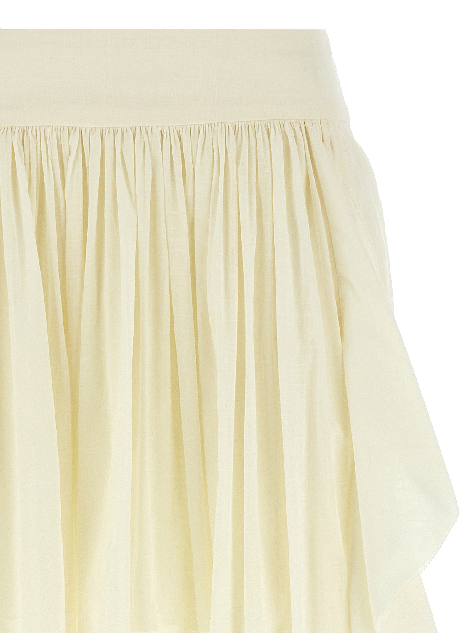スカート ZIMMERMANN 'Acacia Ruffle' skirt White Zimmermann Acacia Ruffle Skirts White | Wanan Luxury