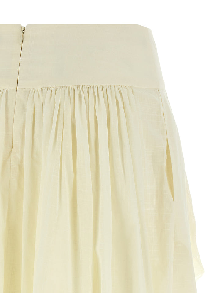 Zimmermann Acacia Ruffle Skirts - White | d37edab0c9e3369de96eb983d9b4e3721c635c31