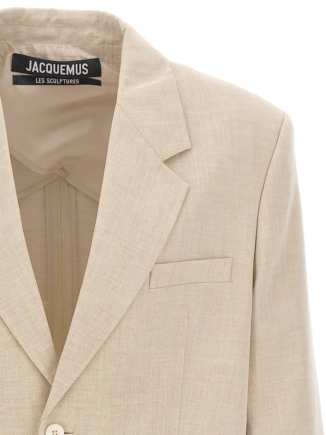 Jacquemus La Veste Titolo Blazer - Beige | 4b8cd7f68f7f6e9aa4246a49c54d71ea74011b59