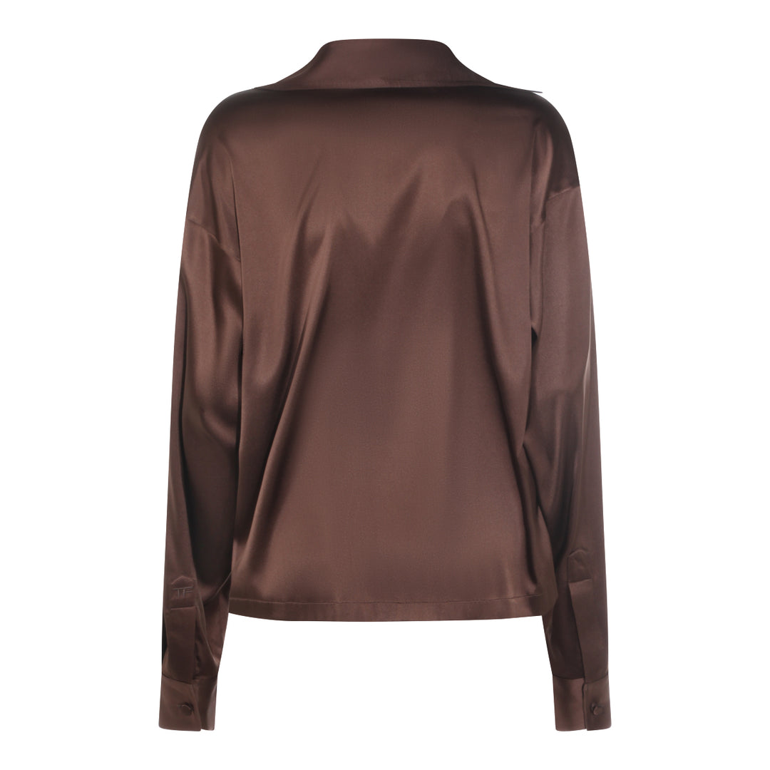 Tom Ford T-shirts and Polos - Brown | 3fc927dea7bd263ba8b449763527b61f408e5dc1