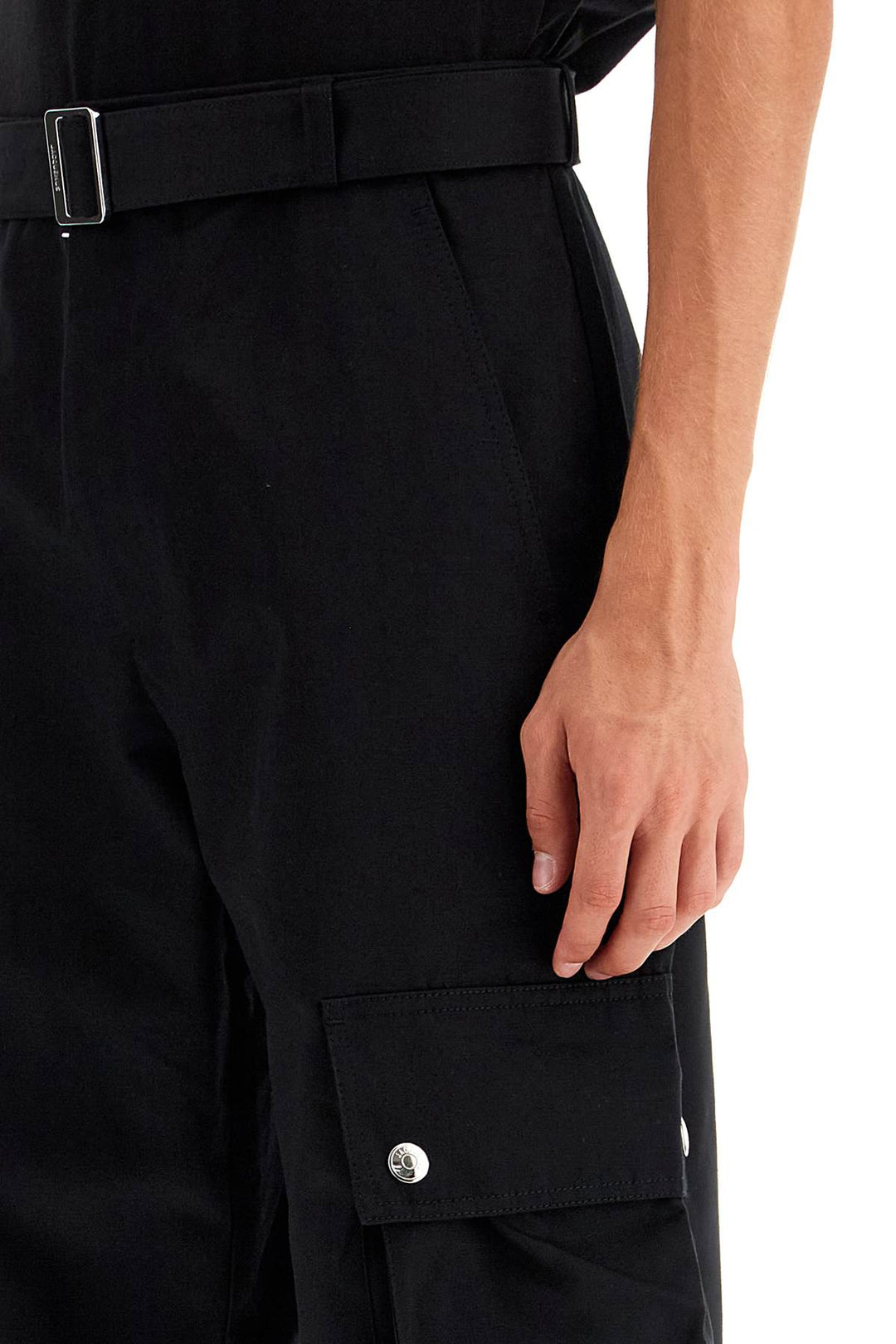 Cargo Gabardine Trousers In Eight