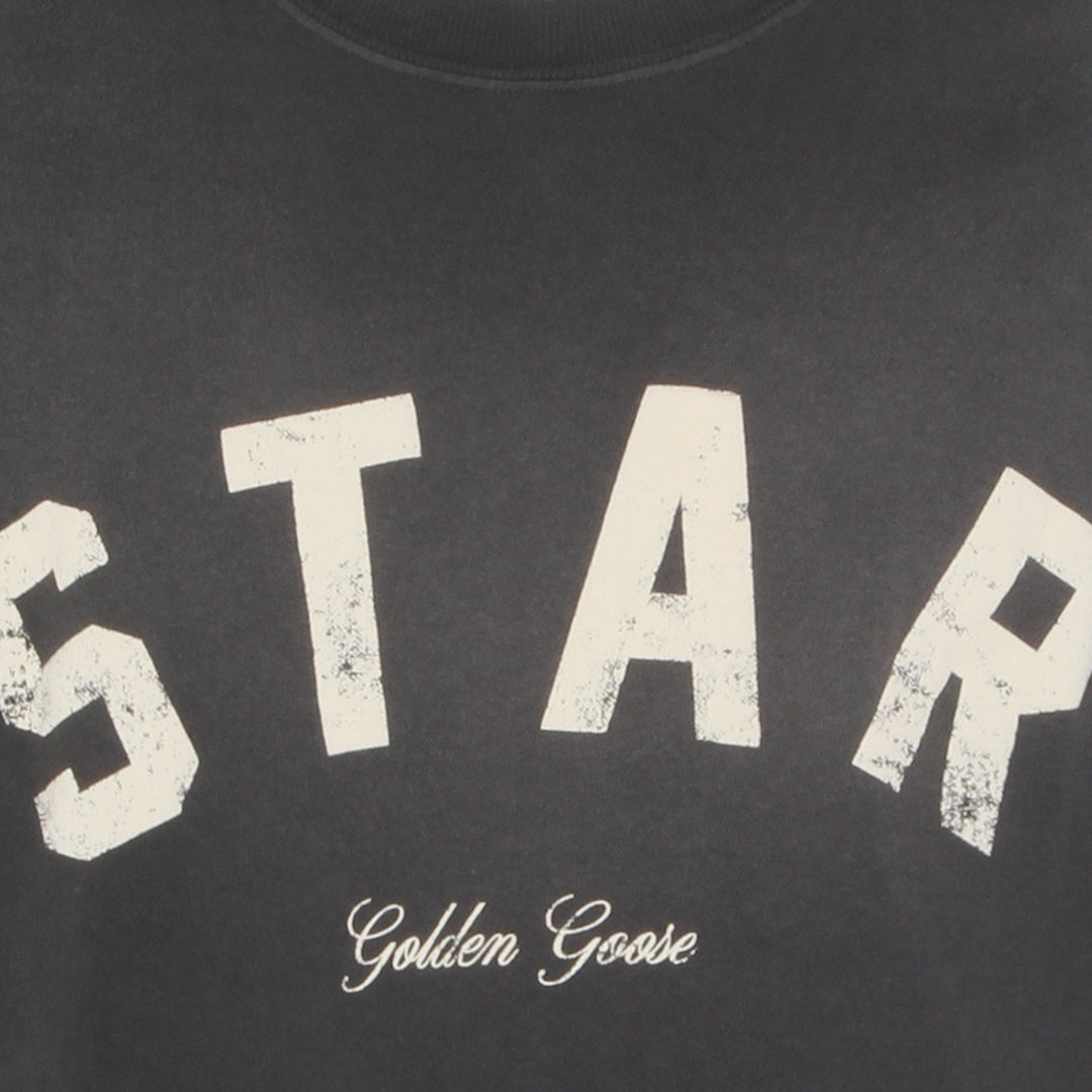 Golden Goose T-shirts and Polos - Charcoal | e21b3c02674886afa1baa29ce13af243e04f3a33