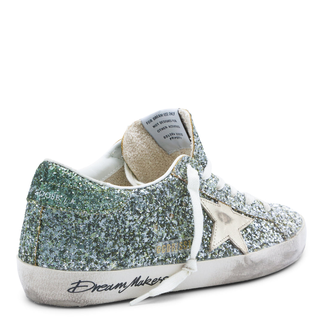 Golden Goose Sneakers - PLATINUM/GREEN | 0cadc8520432c2a656f8a37cd842eb2dc1199c21