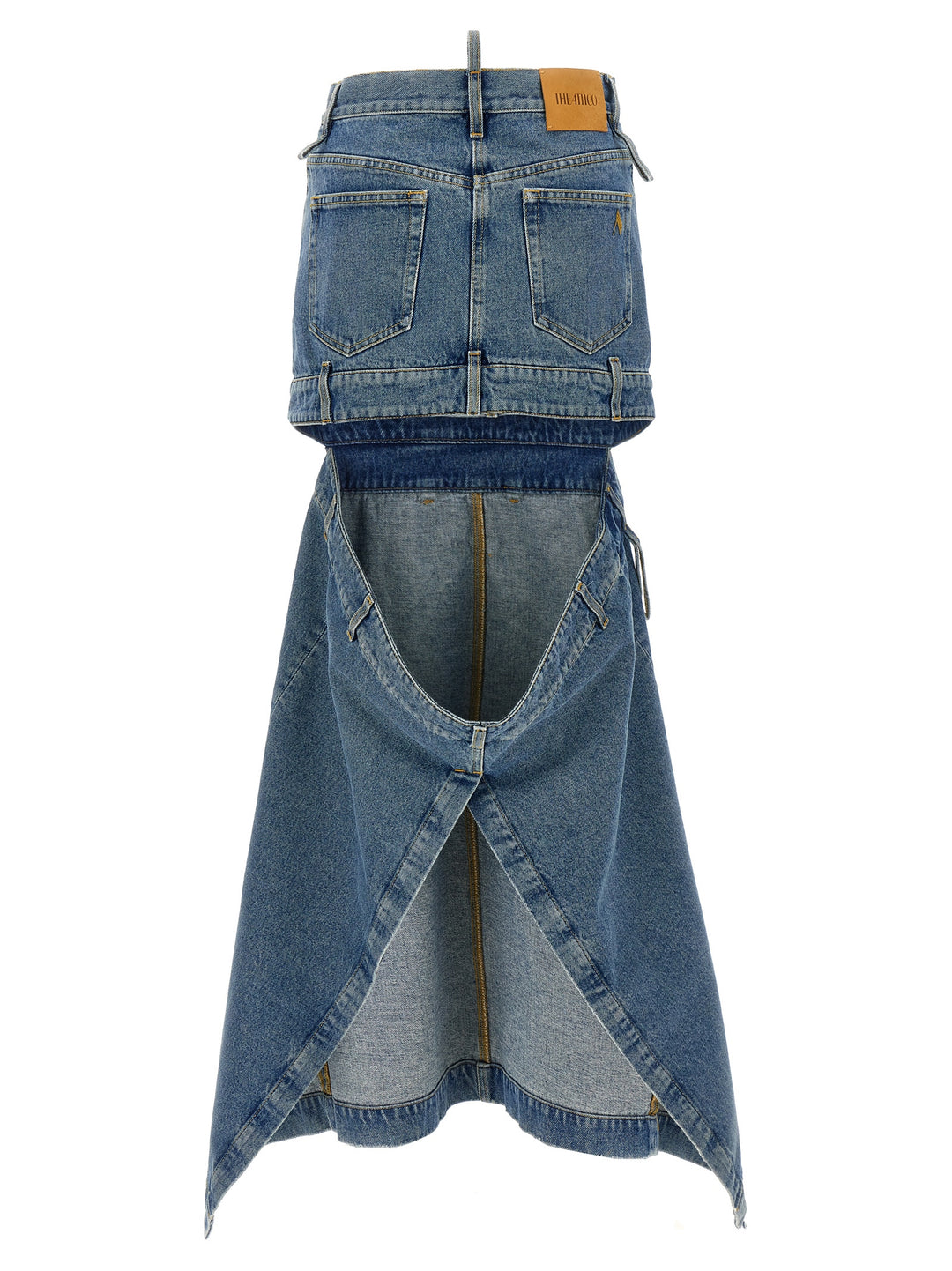 Denim Midi Skirt Skirts Light Blue