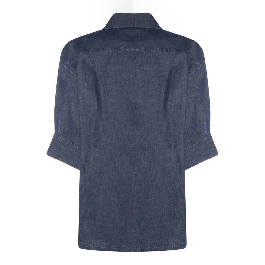 Jil Sander Shirts - INDIGO | 494b124ee735e1041aff9b1feb70731917cd856c