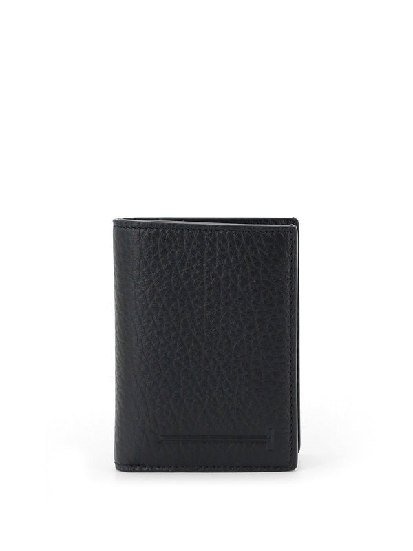 Leather Card Holder With Embossed Logo