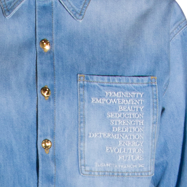 Elisabetta Franchi Sweaters - Blue and green | 1a276fbbb226445184d8777447ef3fd7d19cdcb3