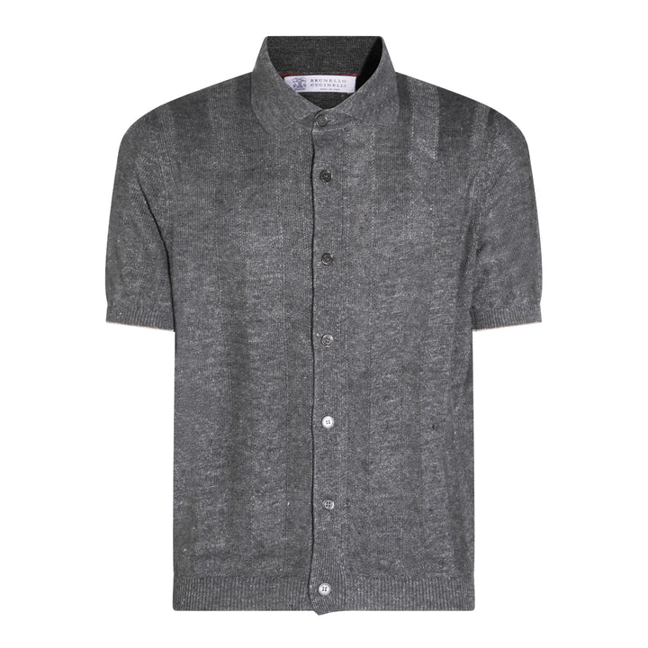 Brunello Cucinelli Shirts - DARK GREY | b097fa74c13bee001d7a1ba05941a2aea7eb7bc7