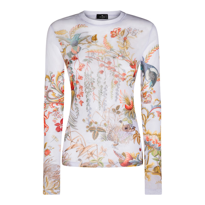 Etro Top - WHITE/MULTI | da623cf9f1ebd956ca0a0891847ca6902b0212ff