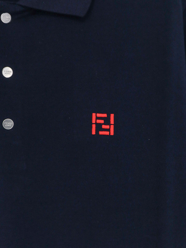 Fendi T-shirts and Polos - NAVY | e59f49bc6a55cdb7e1f9c1f803911bd16e26f456