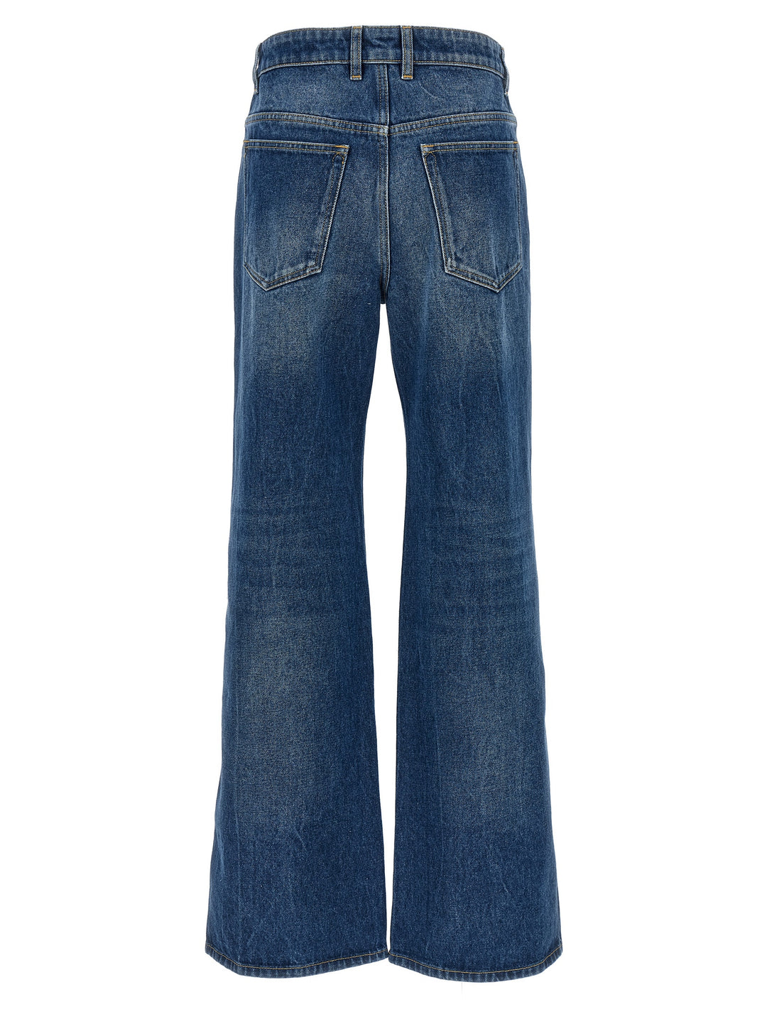 Metal Disk Jeans Blue