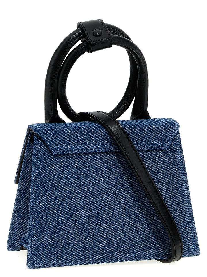 Le Chiquito Noeud Hand Bags Blue