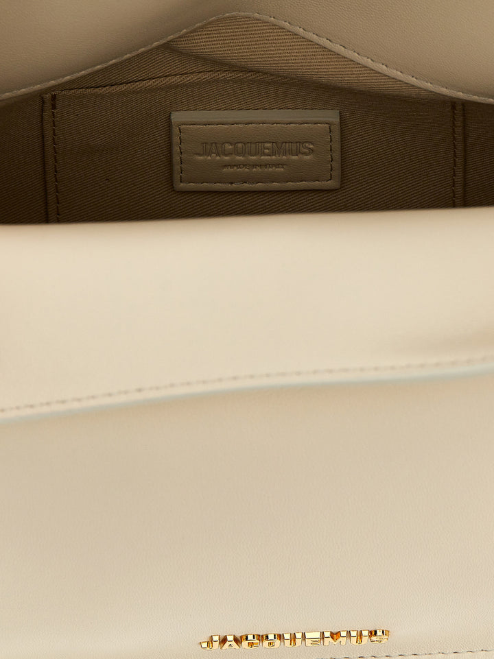 La Pochette Rond Carré Clutch Beige