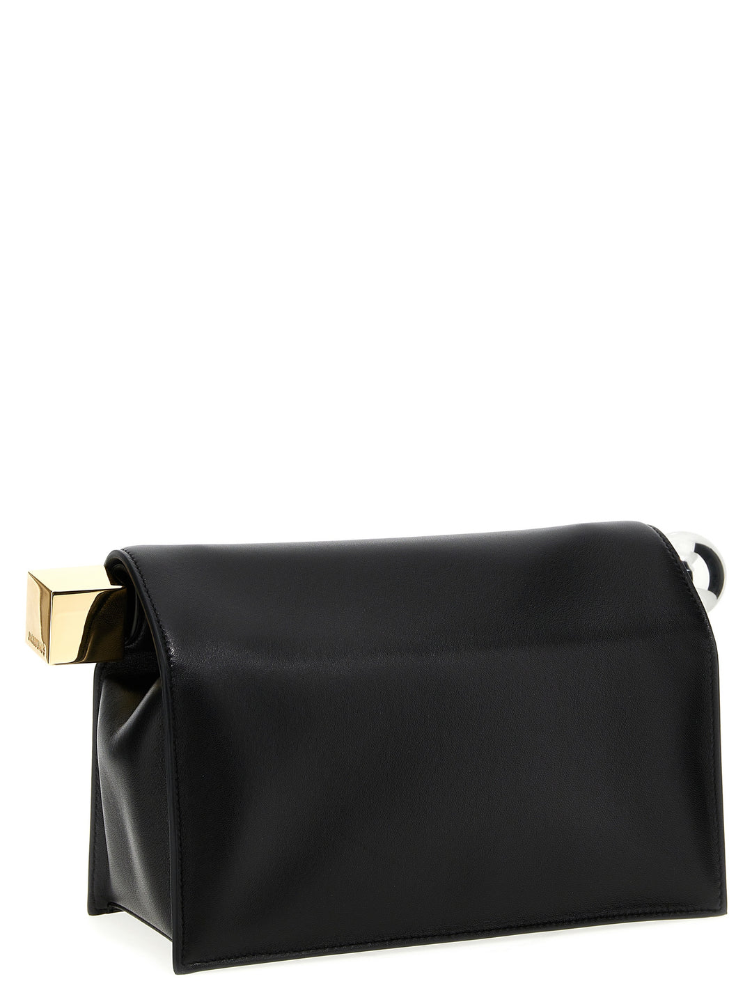 La Pochette Rond Carré Clutch Black