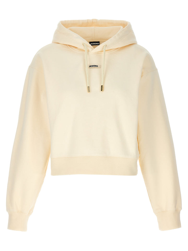 Le Hoodie Gros Grain Sweatshirt Beige