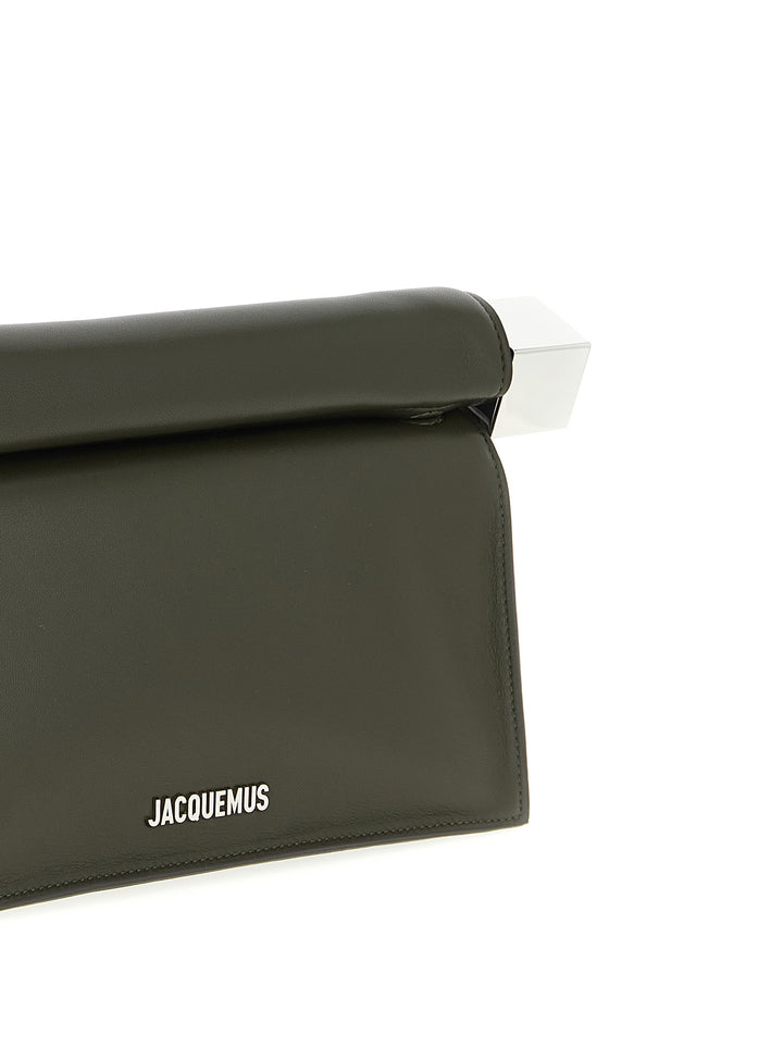 Jacquemus La Pochette Rond Carré Clutch - Green | 3014b369af510b642c9f193d6db377d79c834283