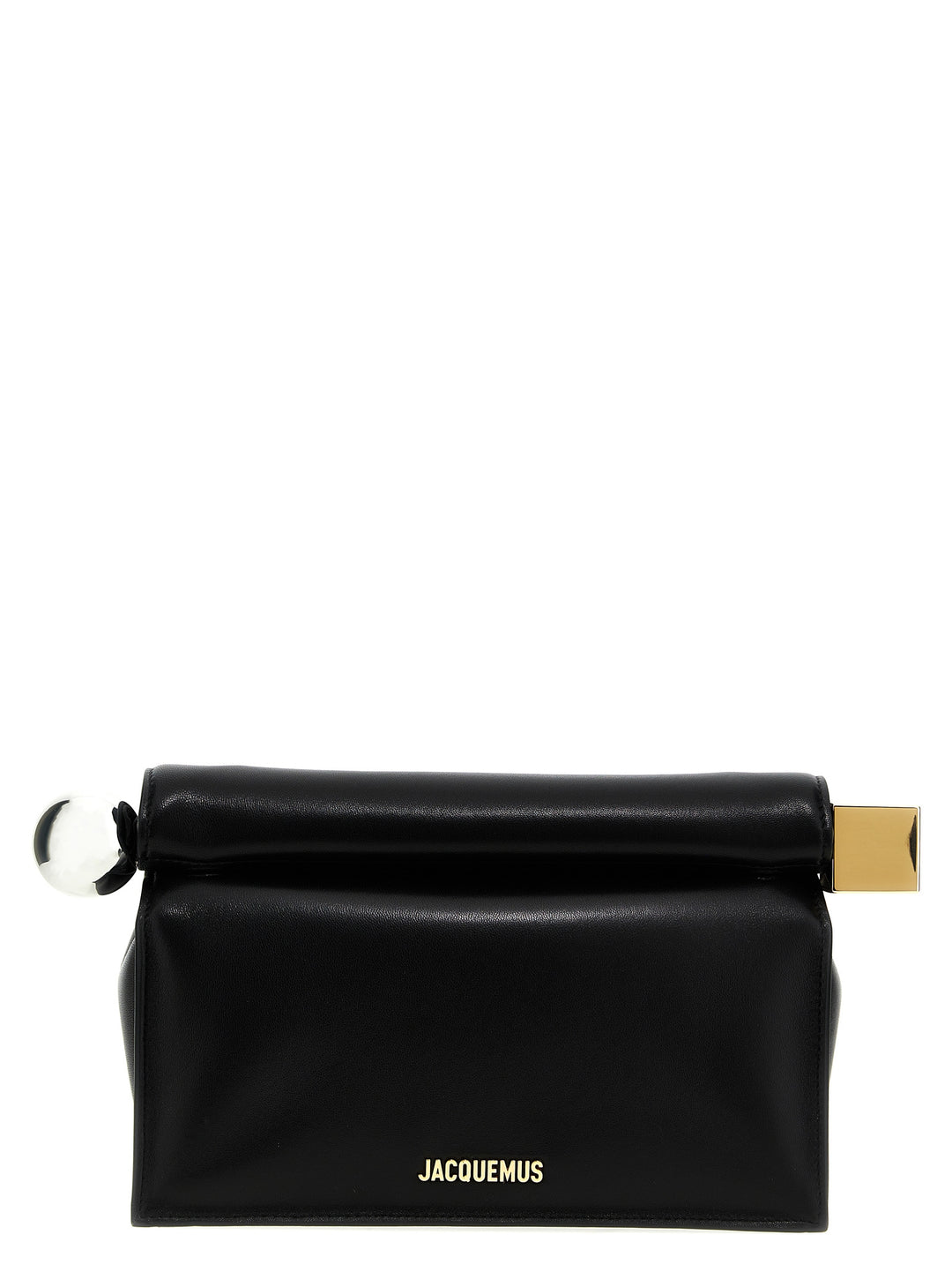 Jacquemus La Pochette Rond Carré Clutch - Black | 801359e7efb003c374c545256b0ad639ea4fe21a