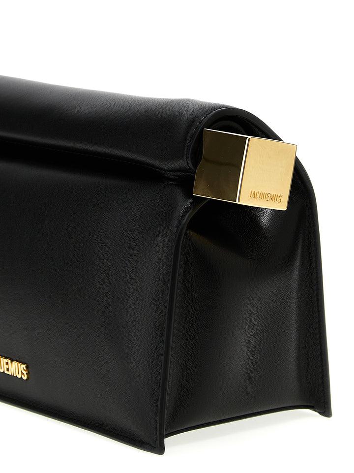 Jacquemus La Pochette Rond Carré Clutch - Black | 4bf22202a113365245cbfe9d76a7739cd2bae7be