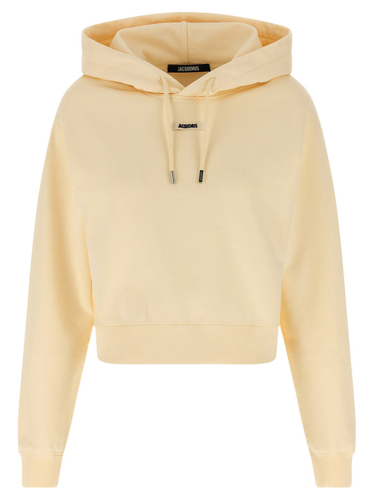 Le Hoodie Gros-Grain Sweatshirt Beige