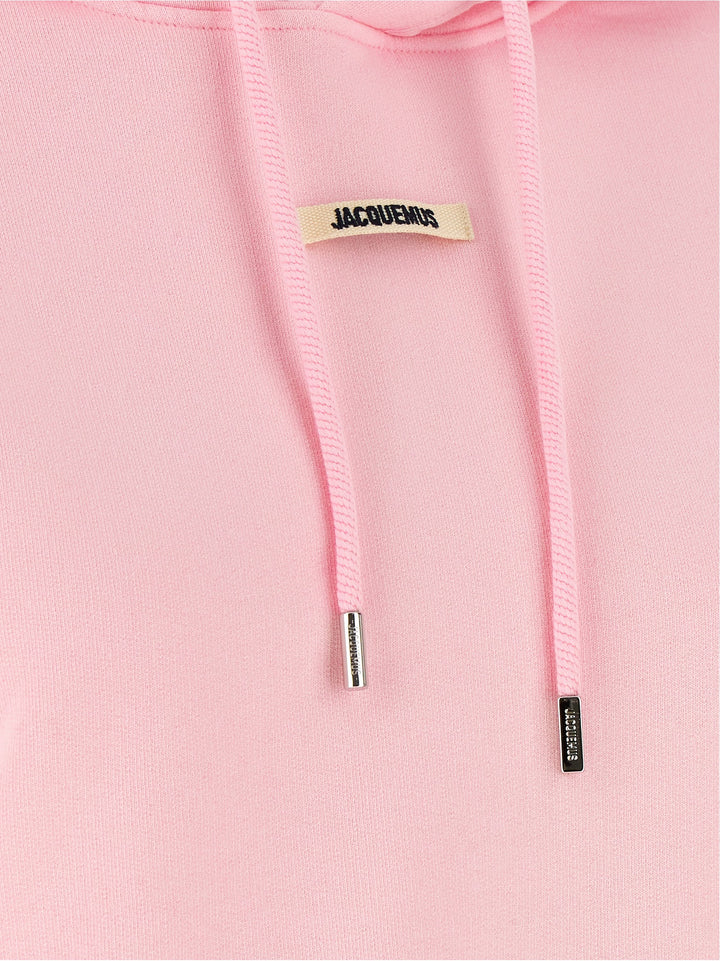 Jacquemus Le Hoodie Gros-Grain Sweatshirt - Pink | 6f32113c14aa340b4ed3aa340eca1018d23ae726