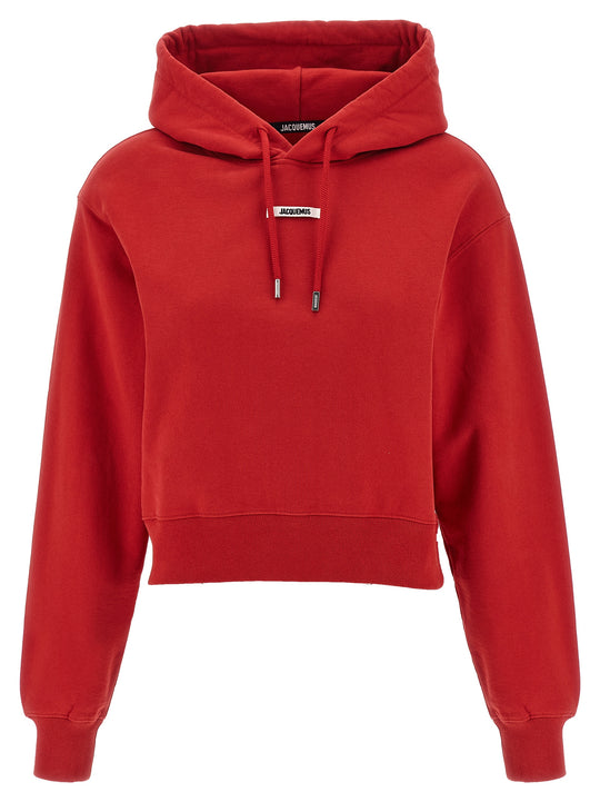 Le Hoodie Gros-Grain Sweatshirt Red