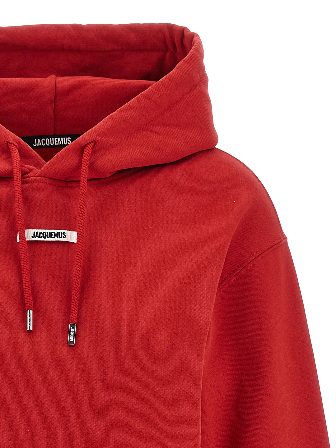 Jacquemus Le Hoodie Gros-Grain Sweatshirt - Red | afcf270442466e71f2ad5c0936f1e5028249d130