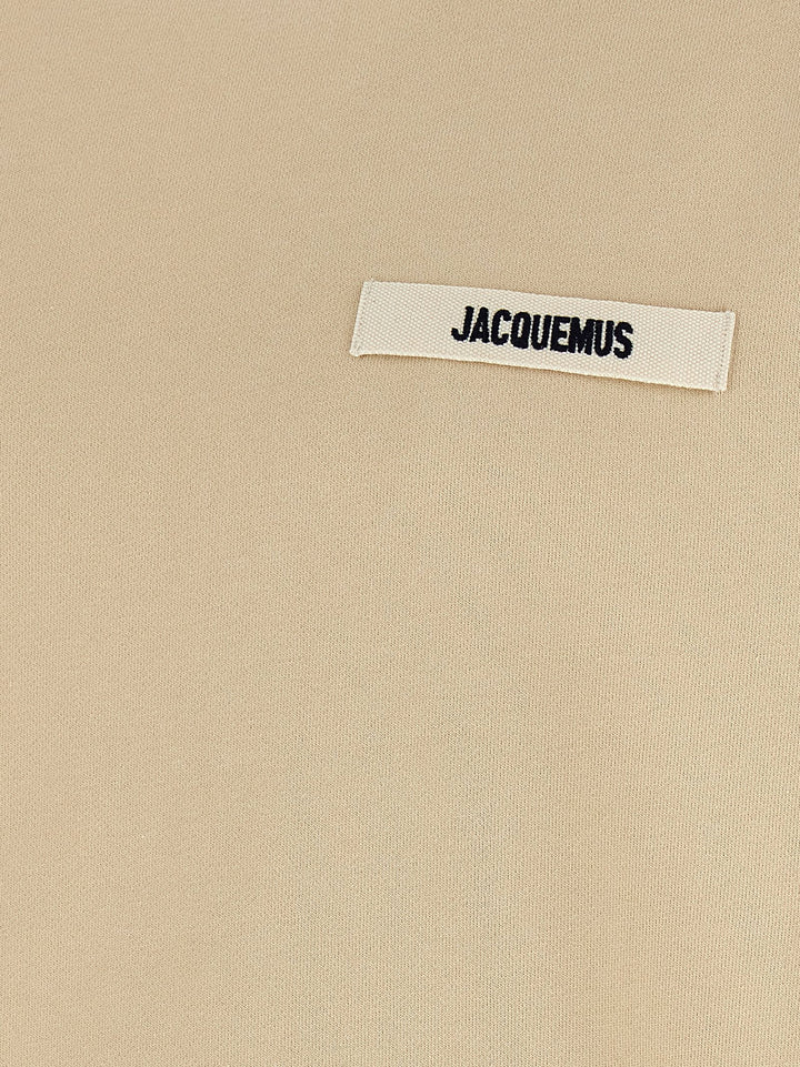 Jacquemus Le  Gros Grain Sweatshirt - Beige | 29380f276cf80f0994841e1a0a927f5cd2ed3b8c