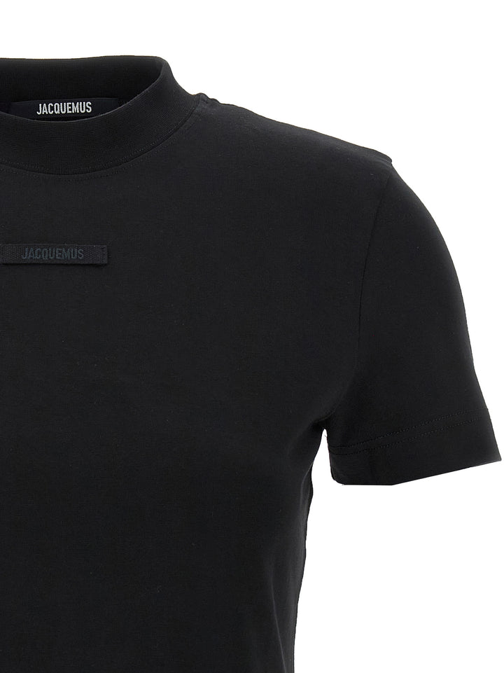 Jacquemus Le  Gros-Grain T-shirt - Black | 23d35d897871af6bc1294ea3d781df8990c06abf