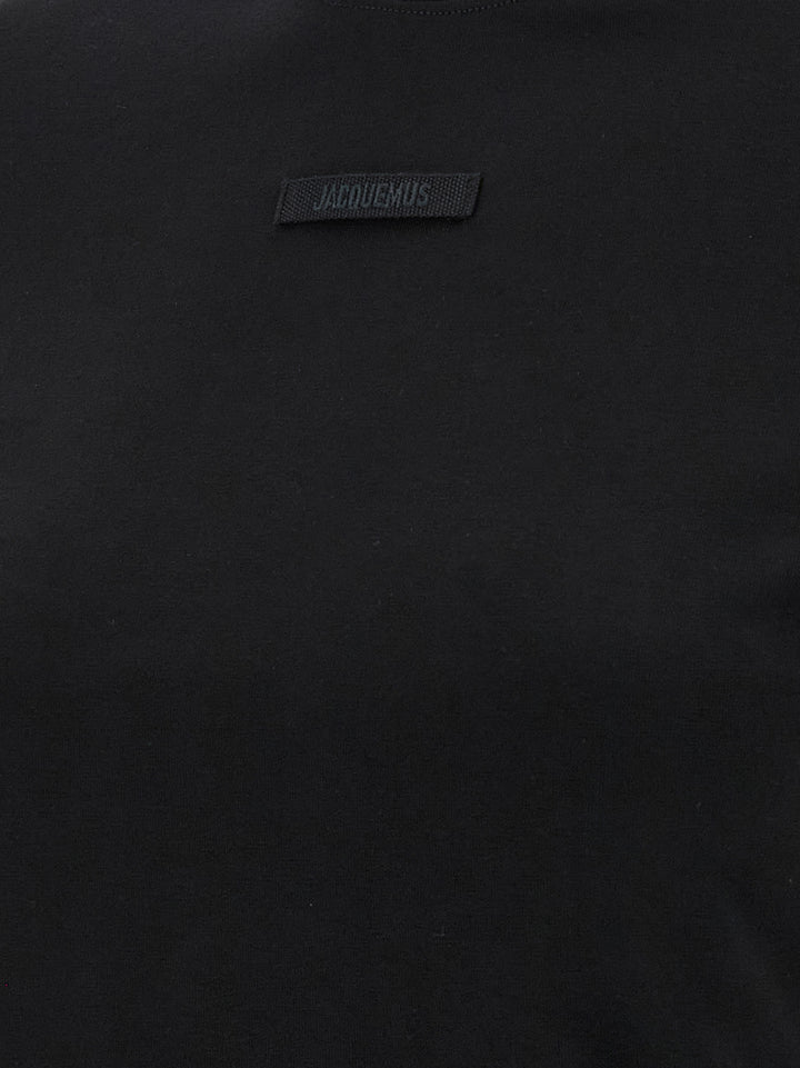 Jacquemus Le  Gros-Grain T-shirt - Black | e9460cea768bdd653756c02df1309a498f85c649
