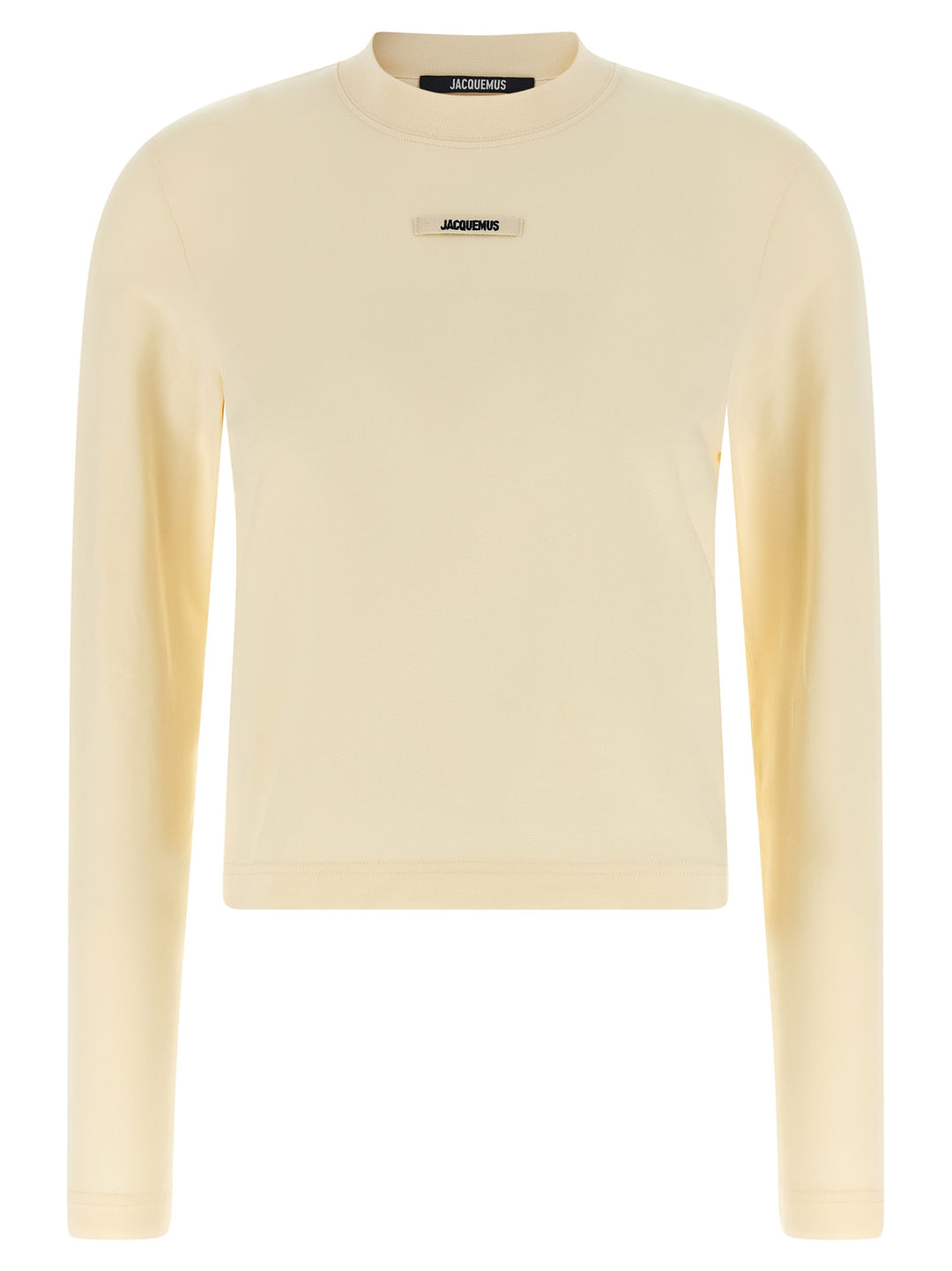 Jacquemus Le  Gros-Grain T-shirt - Beige | 1172e343d54f4d718e49549918b070e53bb50d55