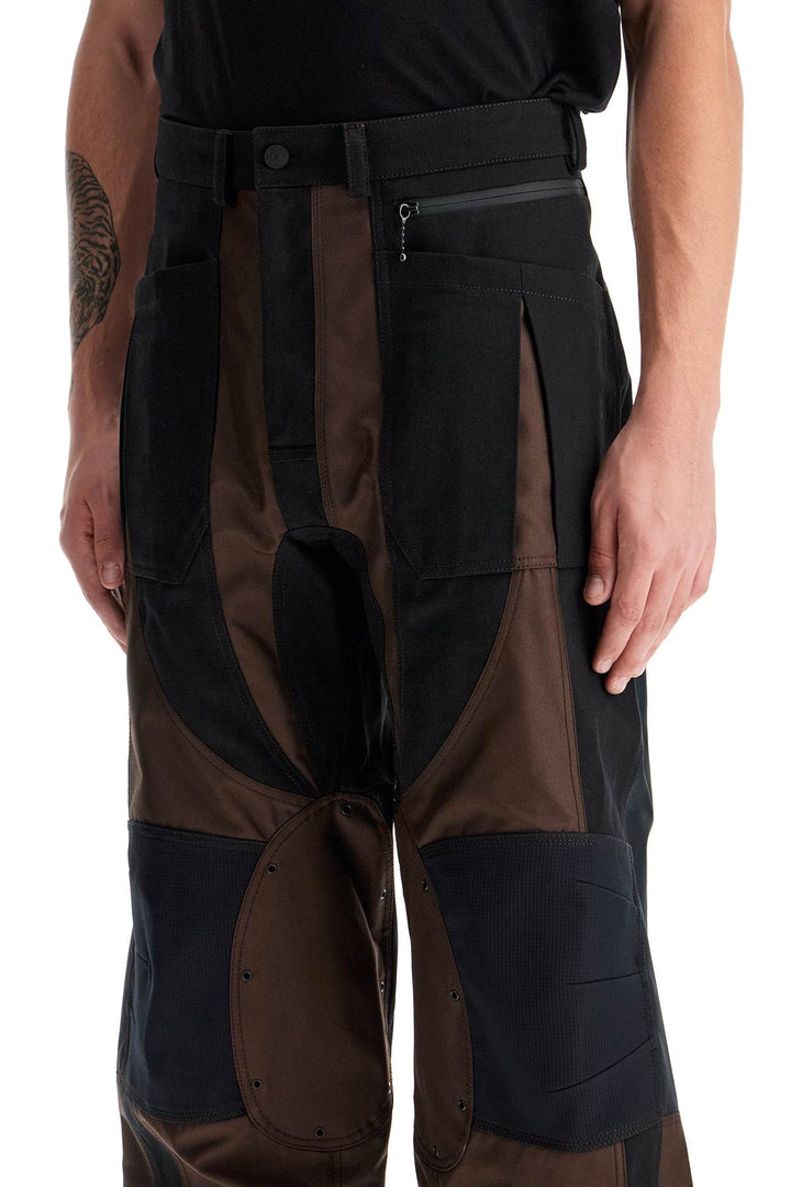 Patchwork Cargo Pants With