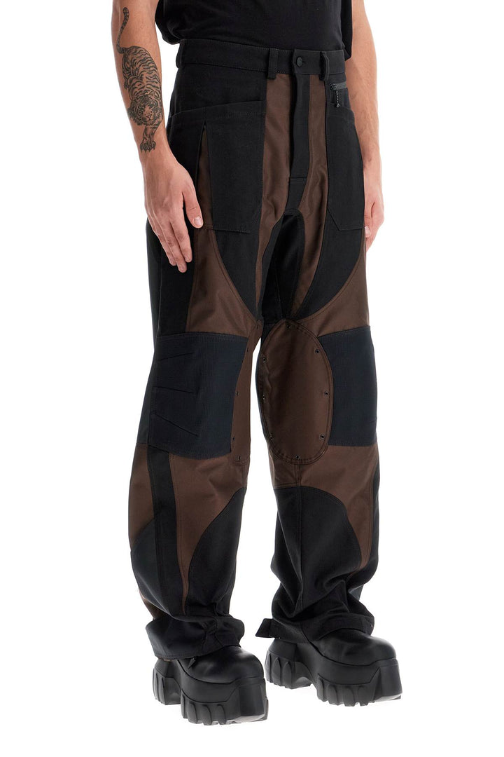 Patchwork Cargo Pants With