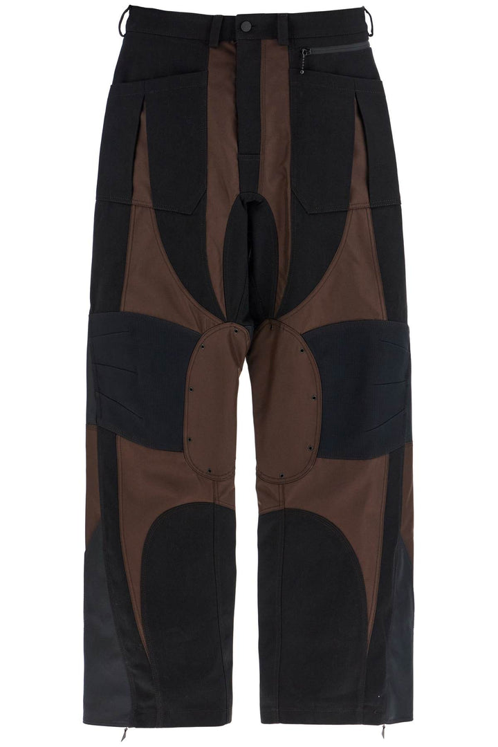 Patchwork Cargo Pants With