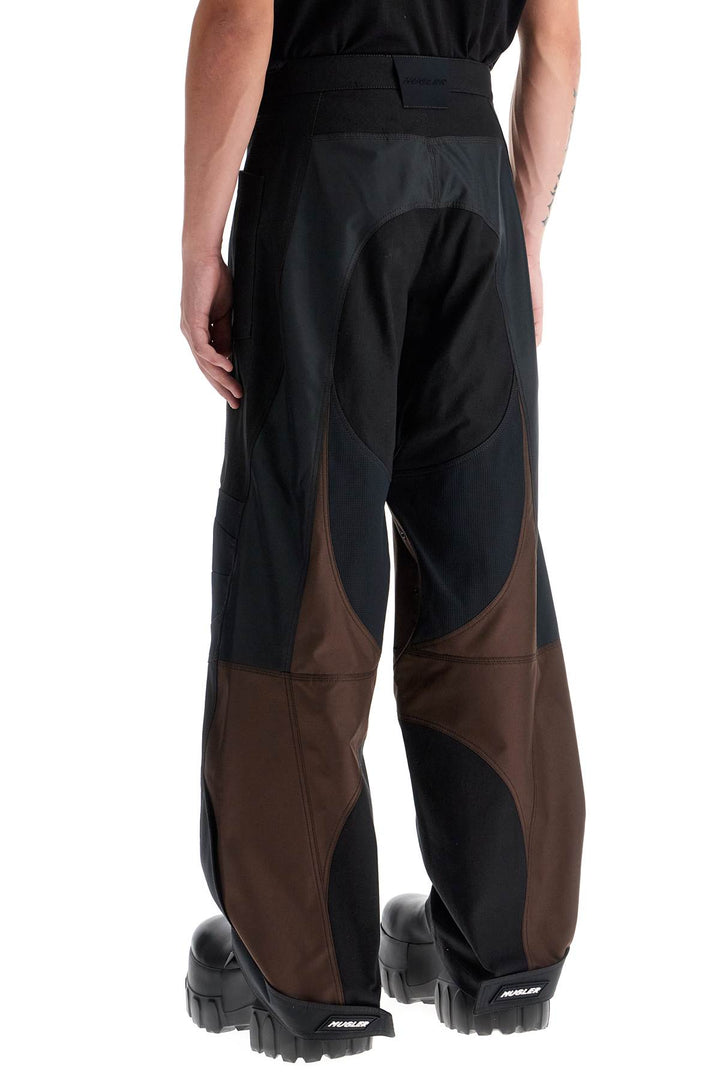 Patchwork Cargo Pants With