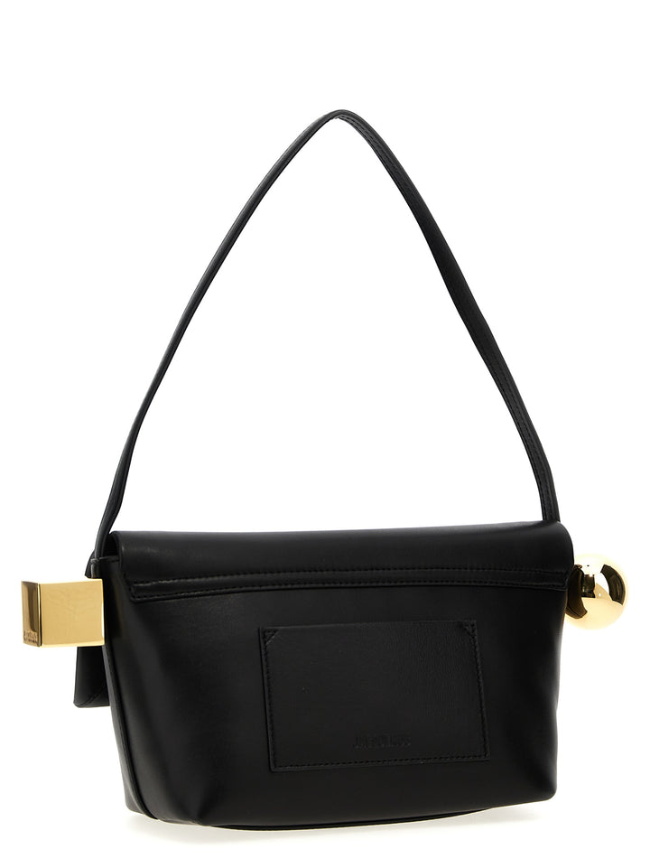 Il Rond Carré Shoulder Bags Black