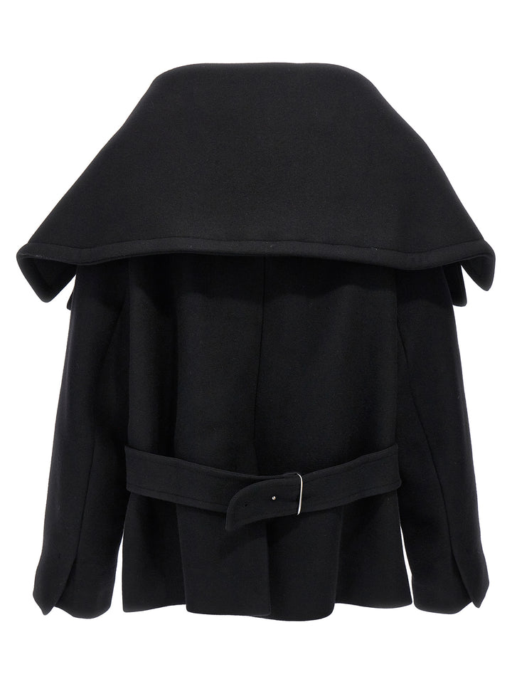 Le Caban Caruso Coats, Trench Coats Black