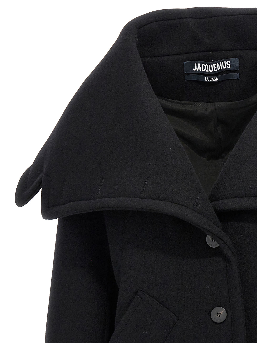 Le Caban Caruso Coats, Trench Coats Black