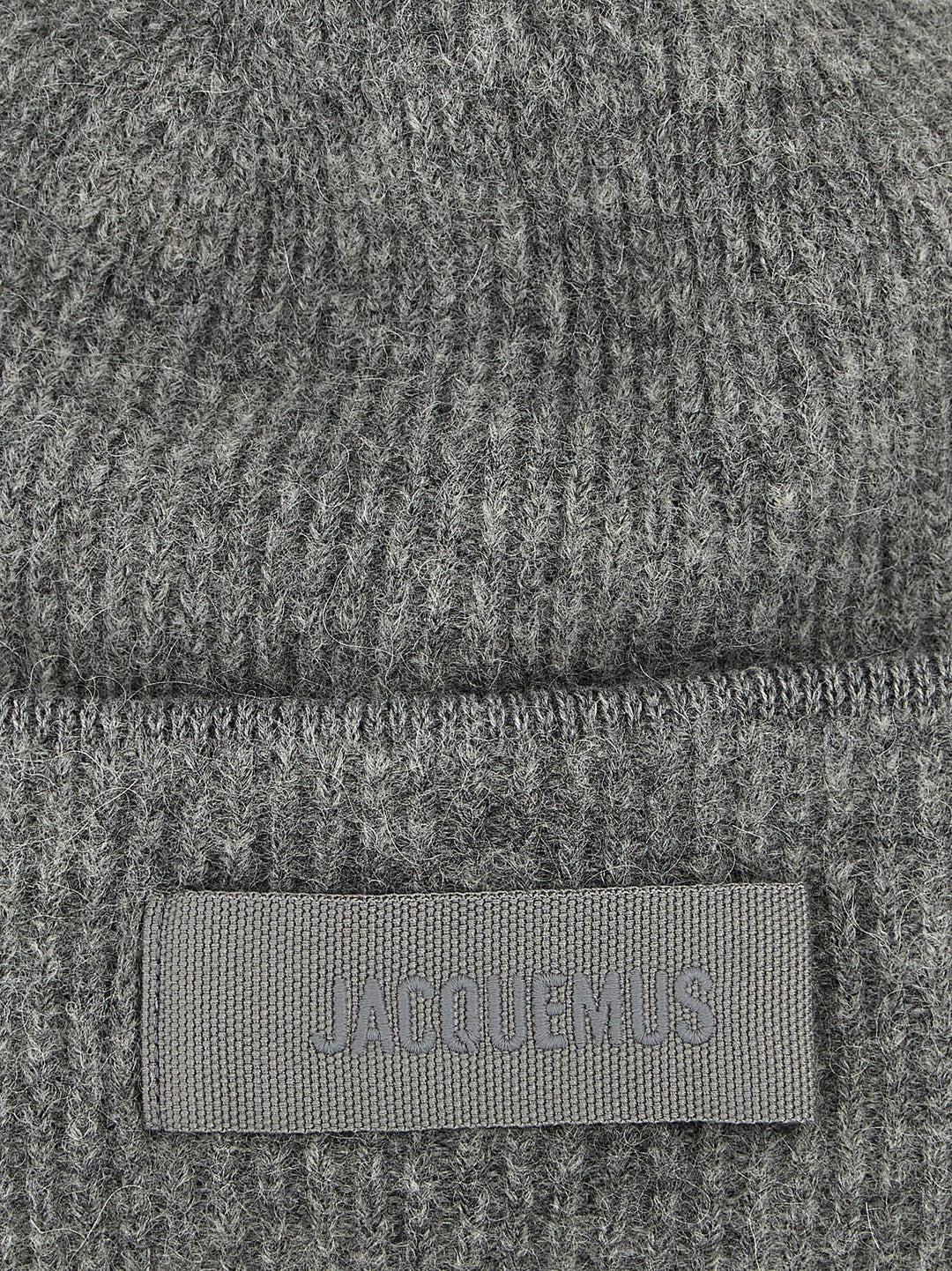 Logo Beanie Hats Gray