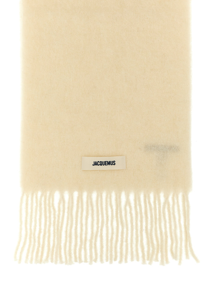 Jacquemus L Scarves and Foulards - White | a0e159d31e89ba61fa143d8b270f6db93ac70e6e