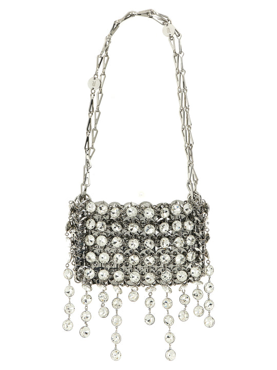1969 Strass Nano Shoulder Bags Silver