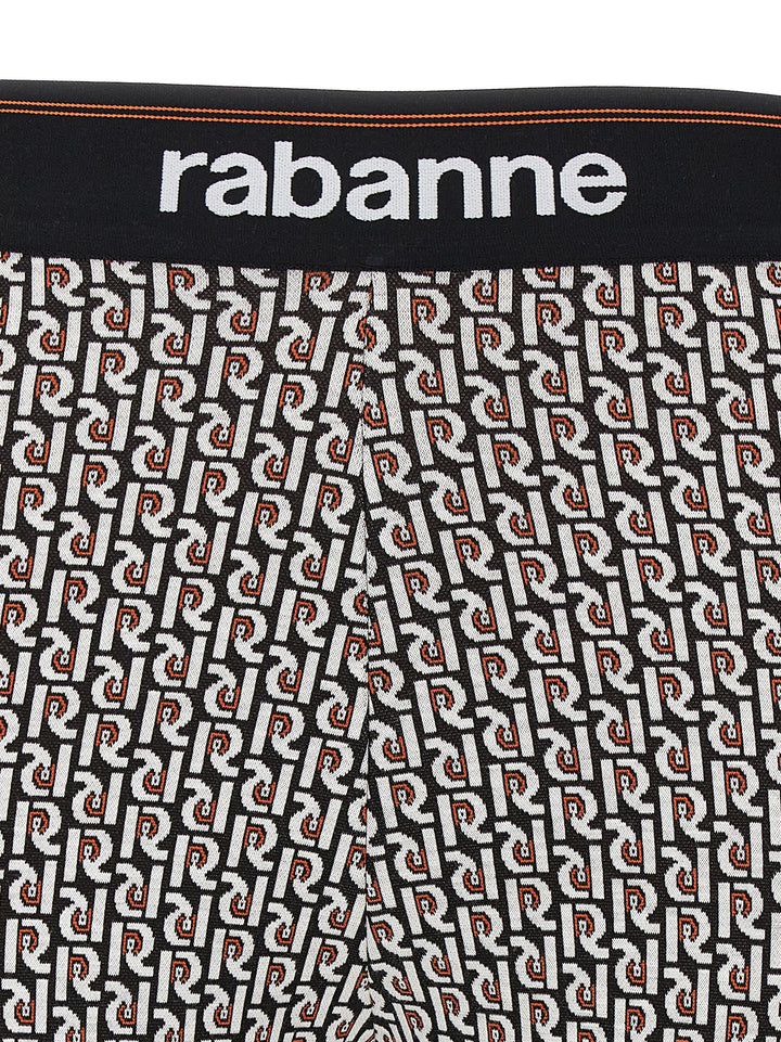 Paco Rabanne Monogram Leggings - Multicolor | 5481627c9ad7736c0e6564070779934b691f3596