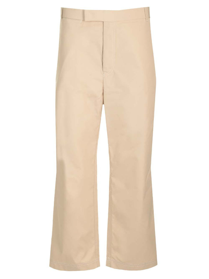 Typewriter Cloth Trousers Beige
