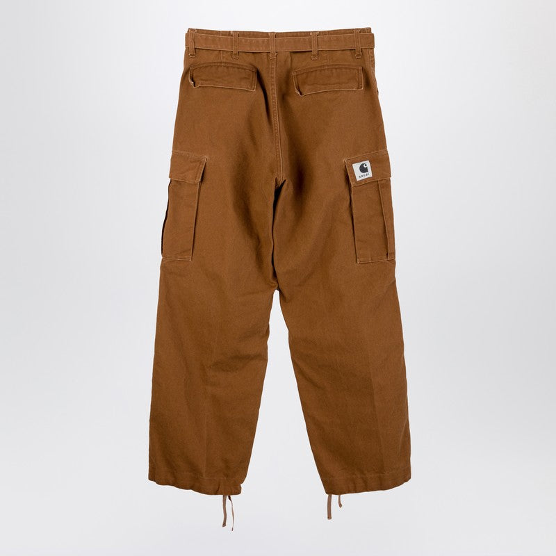 Sacai X Carhartt Wip Pants - Beige | 414079681b7571282ce3e963f36f0df3329bddcd