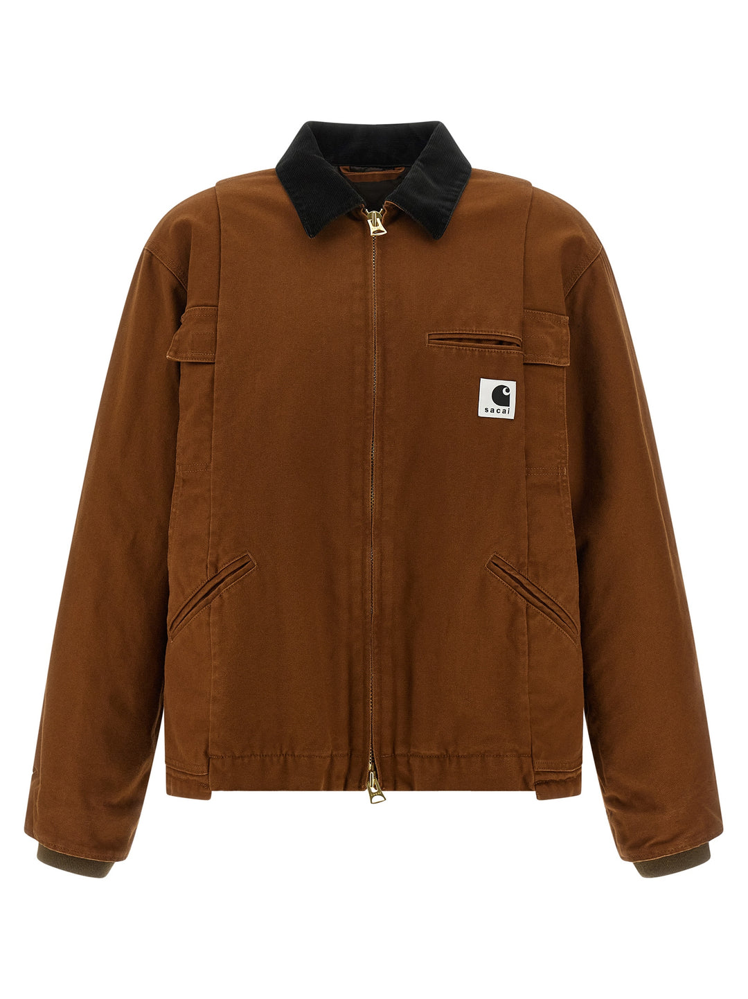 Sacai Sacai X Carhartt Wip Capsule Jacket Puffer Jackets - Brown | 84bd5840a9857bb10fb112b8c1858bc024e5f4e0